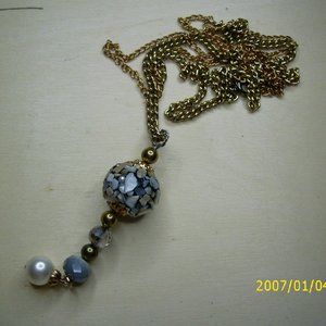 Elegant Beaded and Pearl High End Necklace